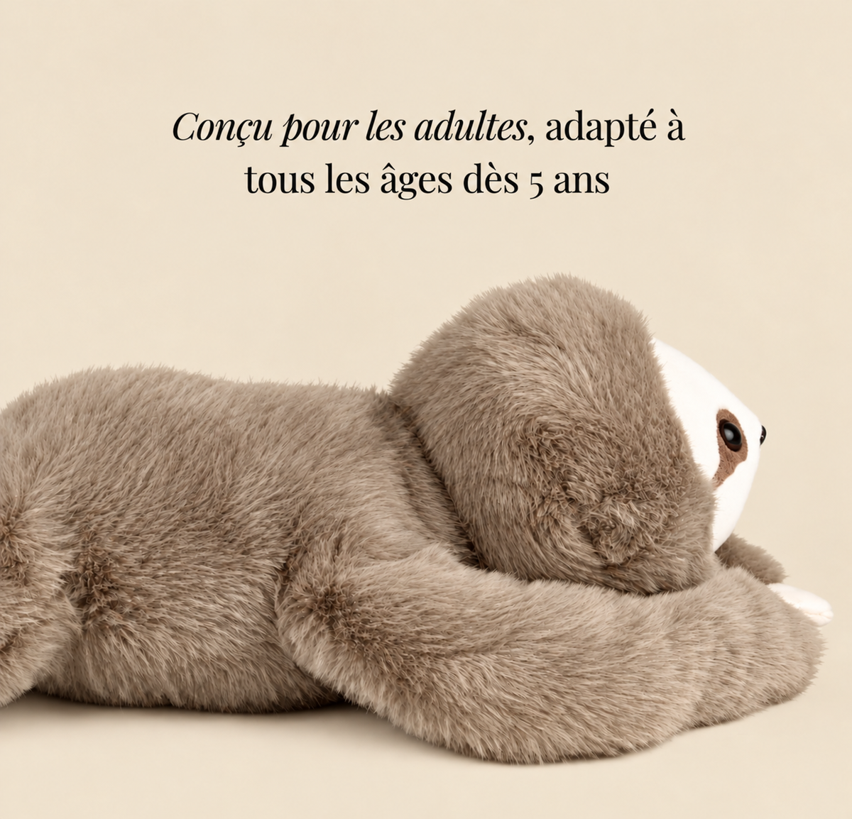 Peluche lestée Paresseux