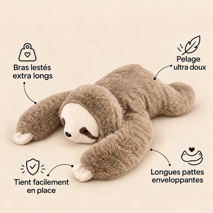 Peluche lestée Paresseux