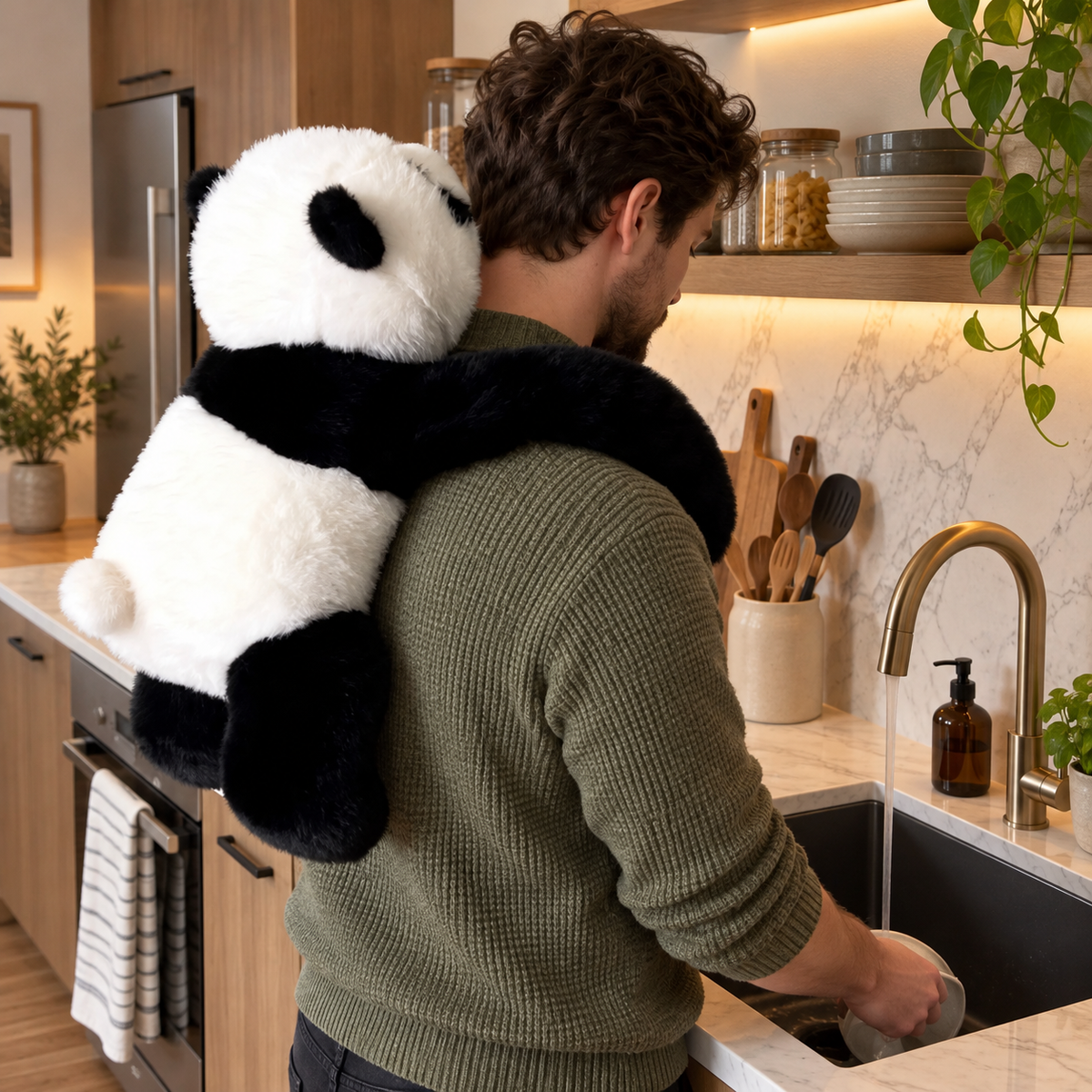 Peluche lestée Panda